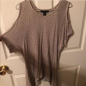 Grayish tan knit shirt!
